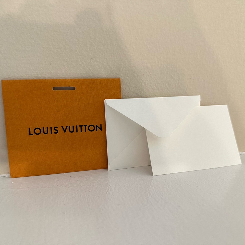 Louis Vuitton Gift Note Card & Envelope